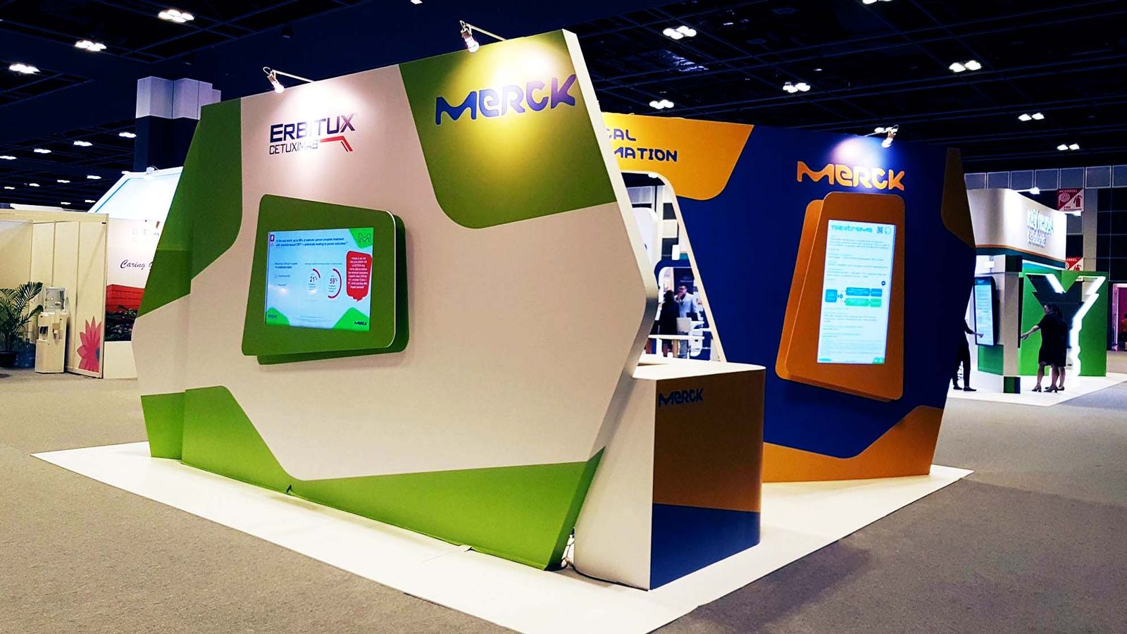 ESMO Asia exhibition booth